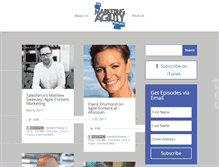 Tablet Screenshot of agilemarketingblog.com